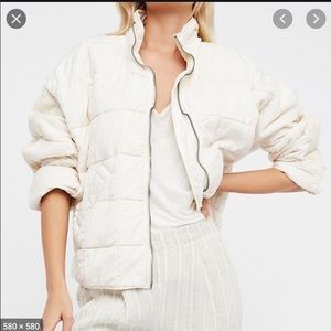 Dolman quilted jacket free people